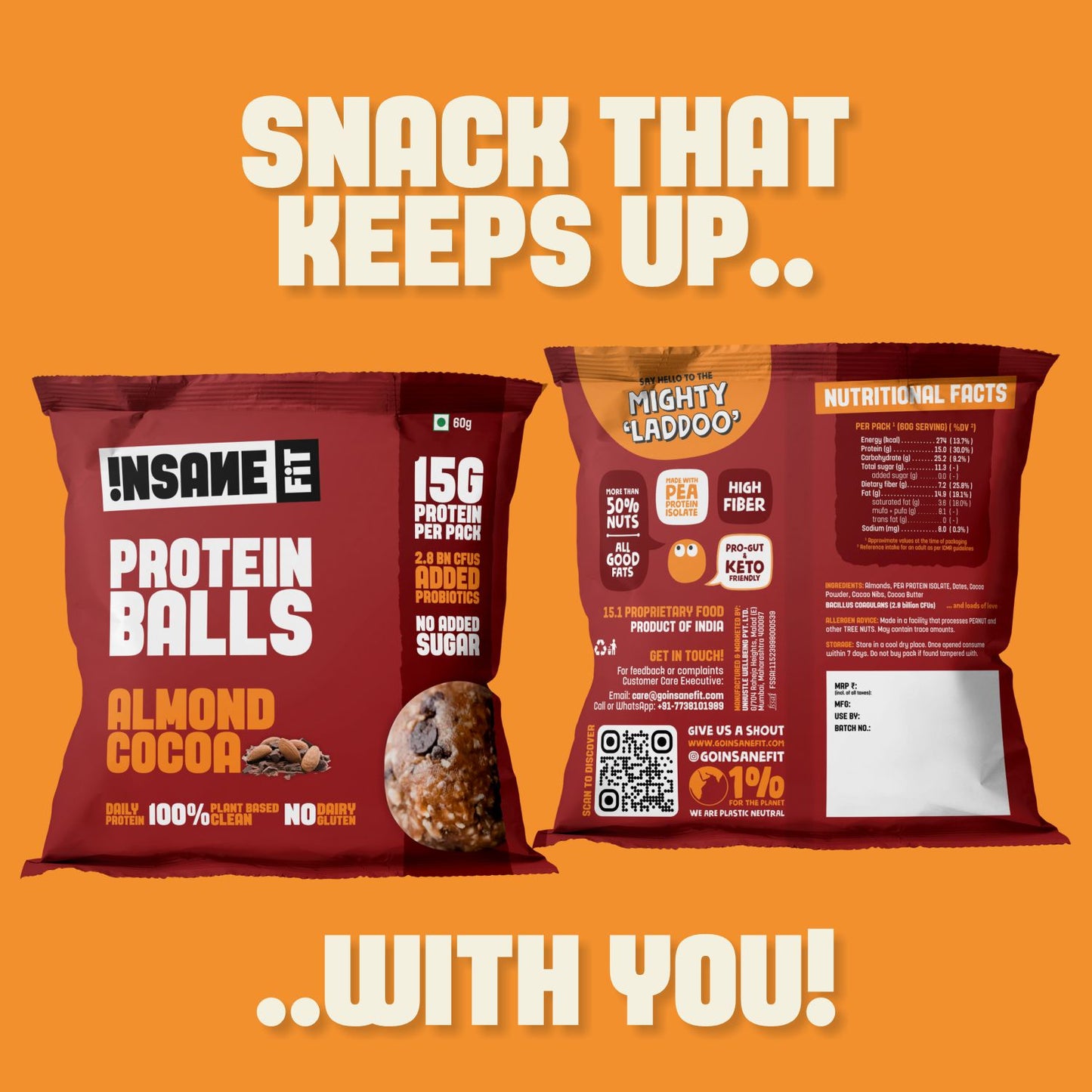 PROTEIN BALLS Almond Cocoa