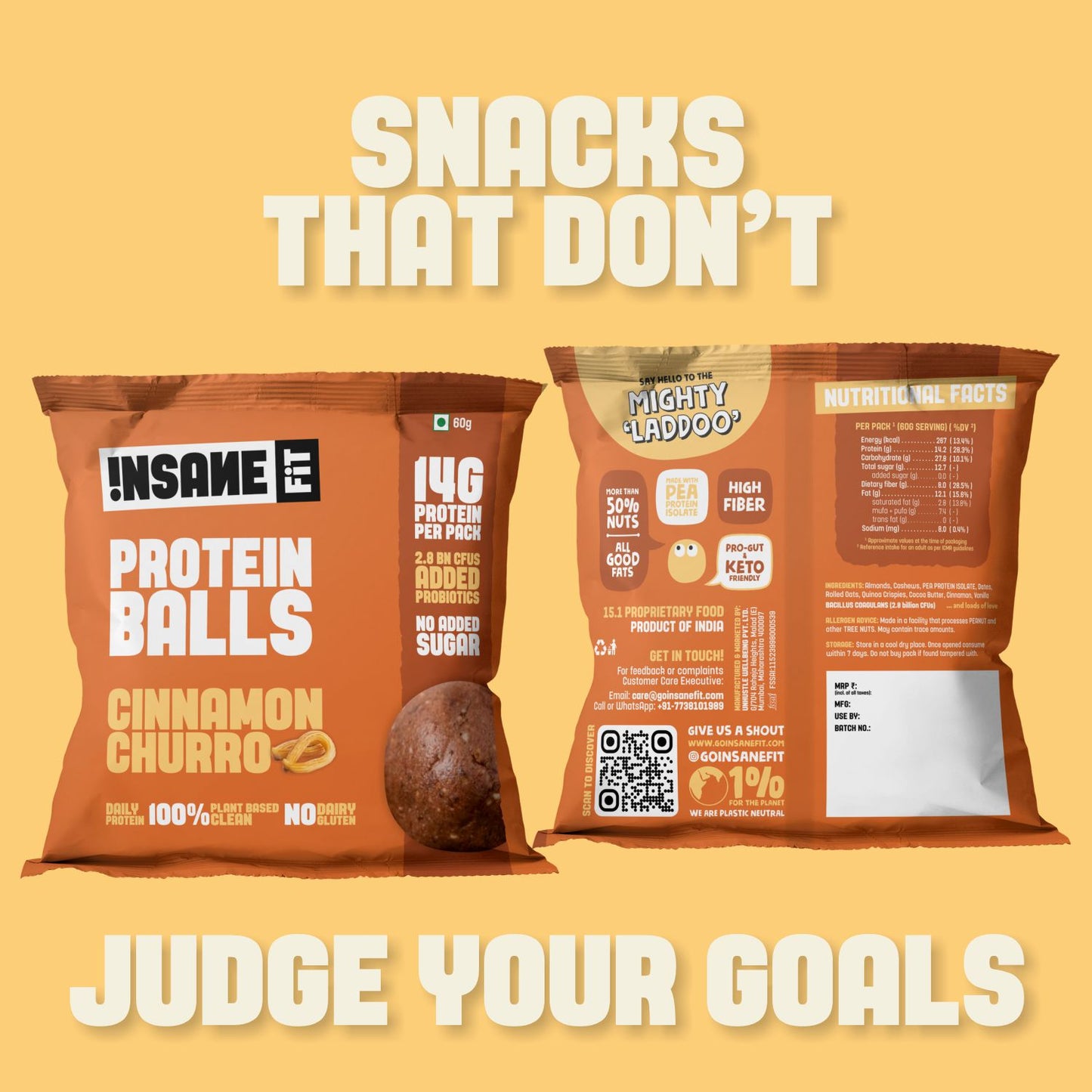PROTEIN BALLS Cinnamon Churro