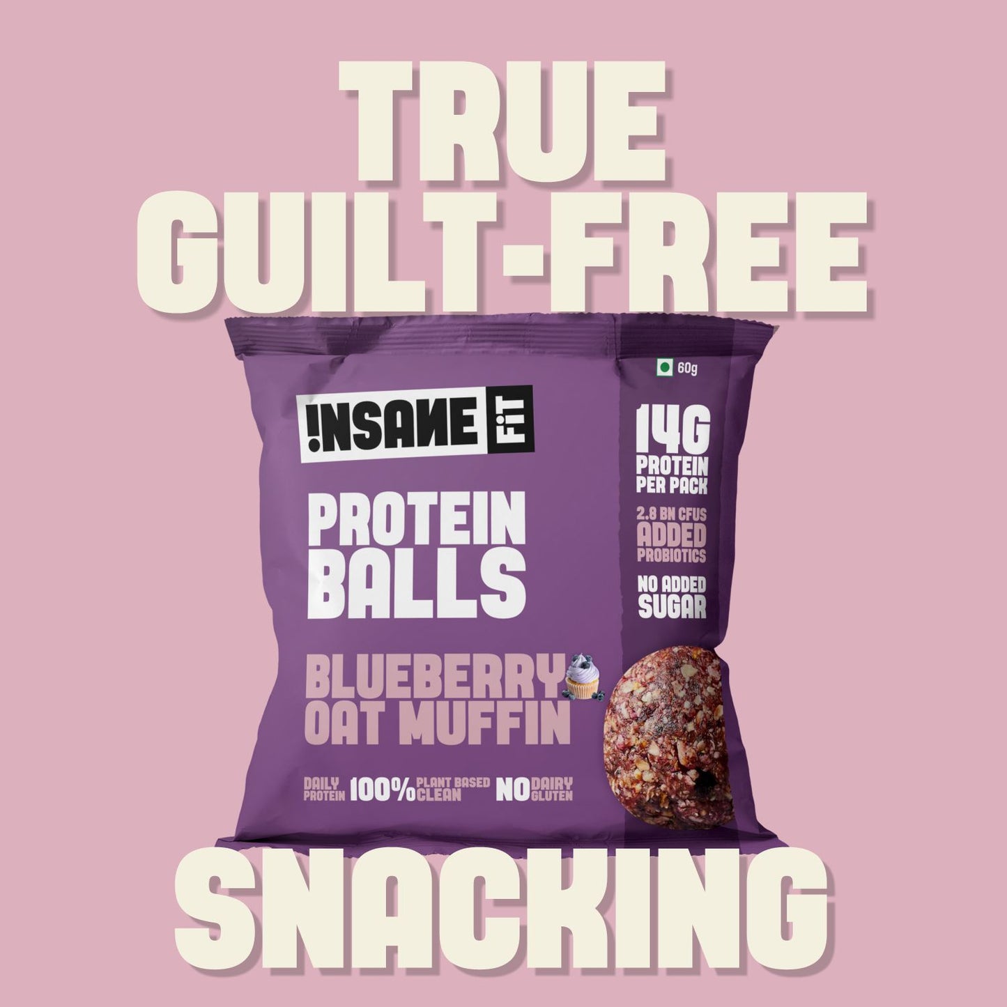 PROTEIN BALLS Blueberry Oat Muffin