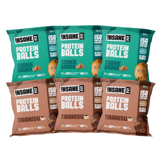 PROTEIN BALLS - Tiramisu + Cookie Dough