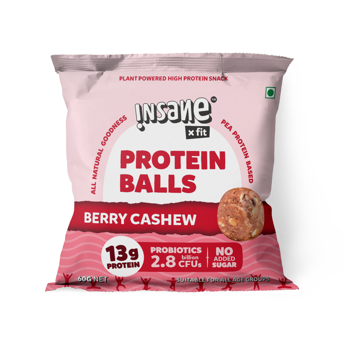 PROTEIN BALLS Berry Cashew