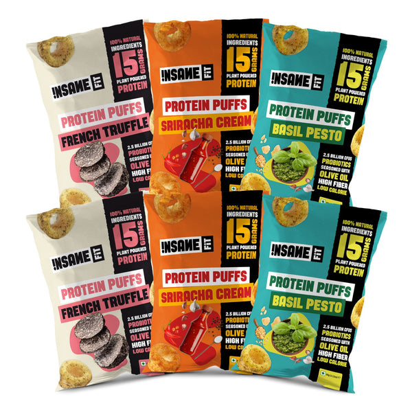 PROTEIN PUFFS (The POWER-UP Pack) – Insane Fit Snacks